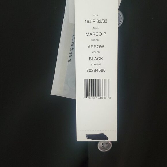 Men's THEORY Marco P Dress Shirt/ Arrow/ Size 44 - Picture 8 of 8